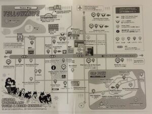 イエローナイフの市内マップ