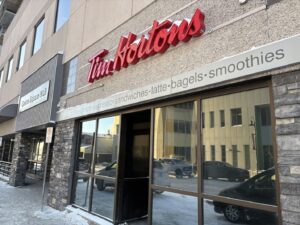 ティムホートンズの外観