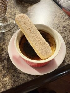 ホテルの食事_クリームブリュレ